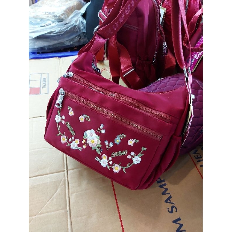 TAS CHIBAO MOTIF BUNGA SELEMPANG CHIBAO 01 ORIGINAL