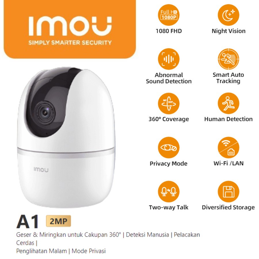 Imou Ranger A1 2MP IPC A22EP-G CCTV IP Camera Indoor Garansi Resmi