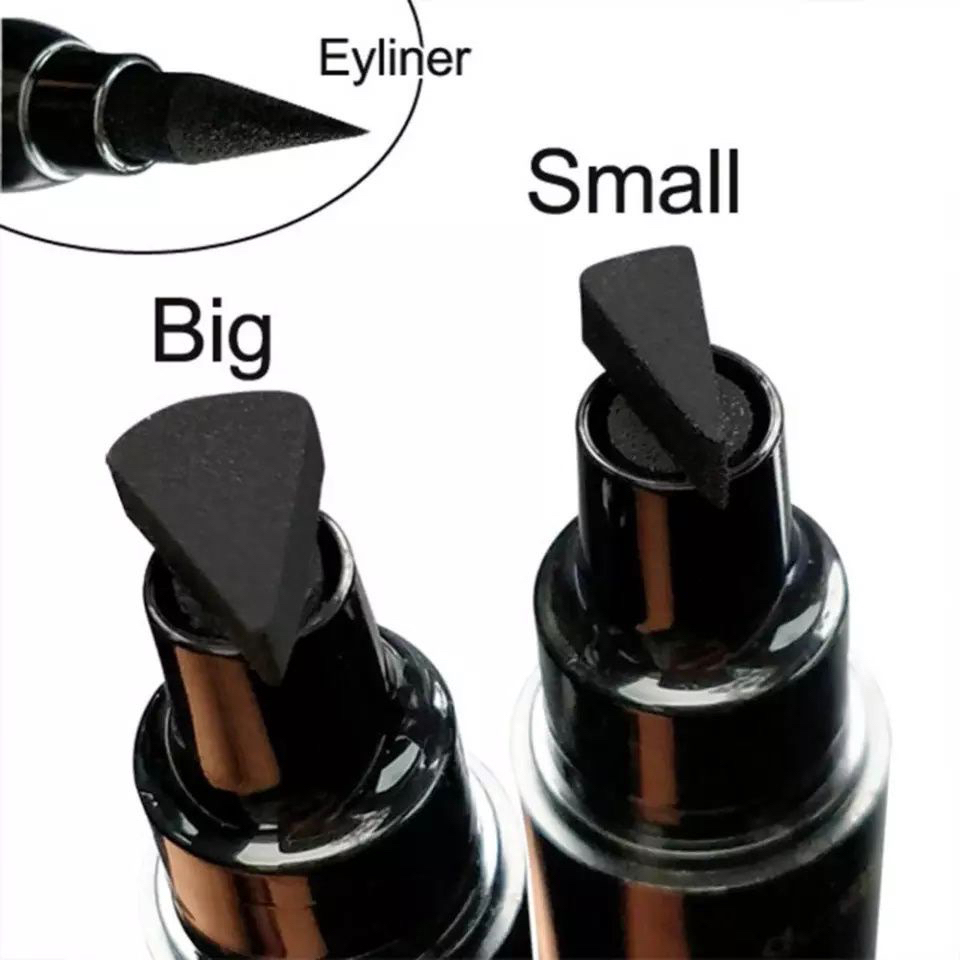 2in1 EYELINER STAMP - Wing Eyeliner Liquid Waterproof Stamp Eyeliner 2 in 1 Eyeliner Spidol