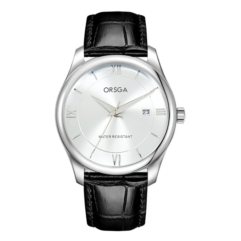 ORSGA 8819 Jam Tangan Pria Luxury Kulit Quartz Original Tahan Air Watch