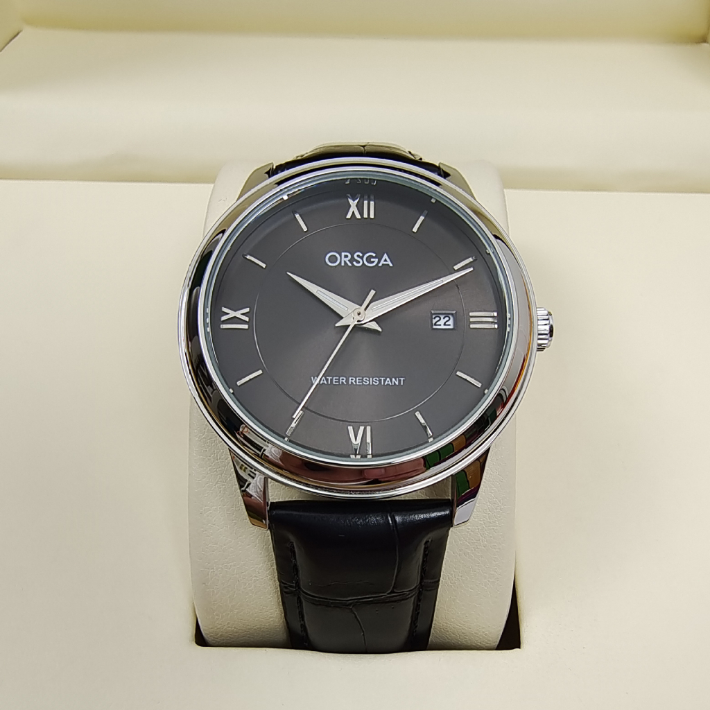 ORSGA 8819 Jam Tangan Pria Luxury Kulit Quartz Original Tahan Air Watch