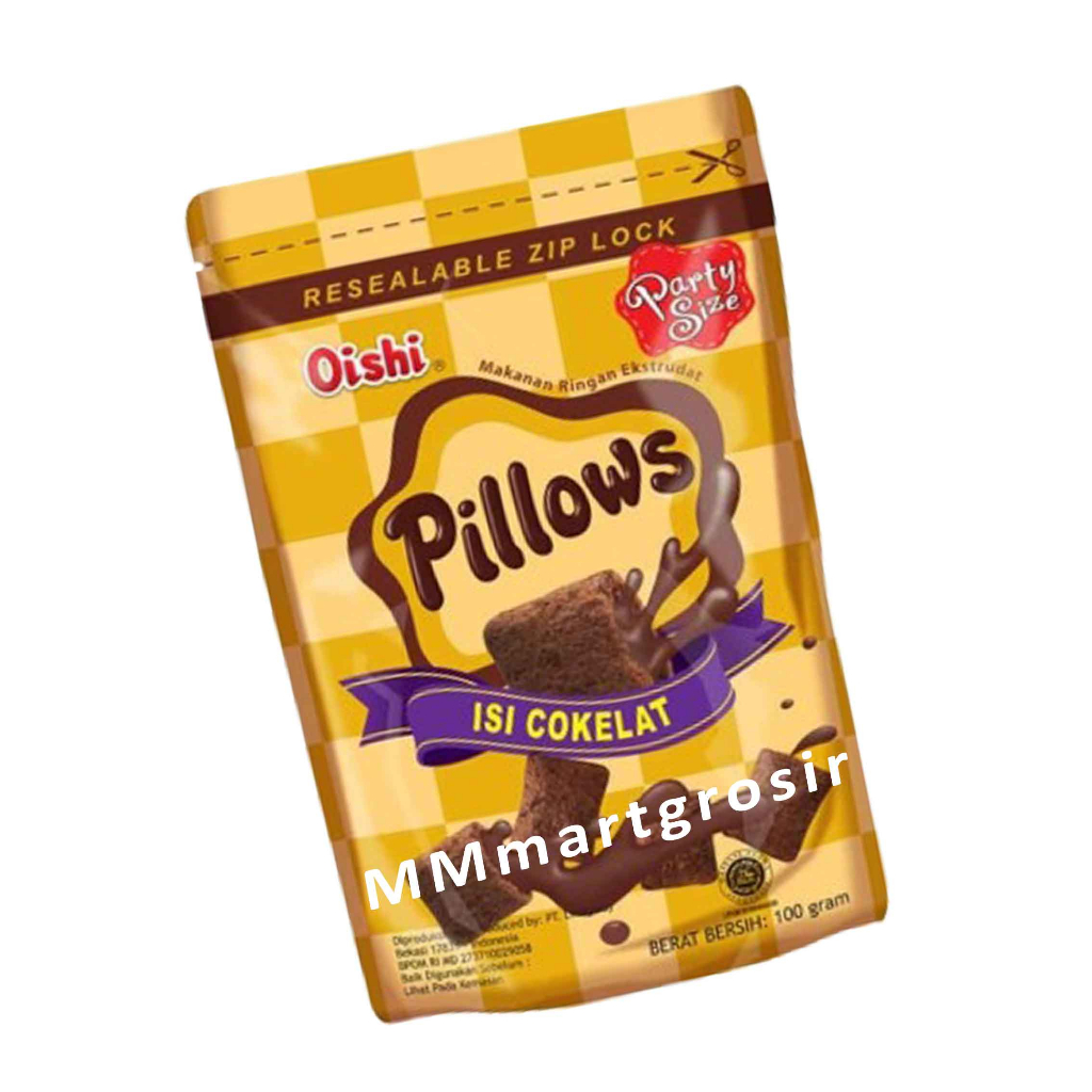 OISHI SNACK PILLOWS ISI COKLAT 100g