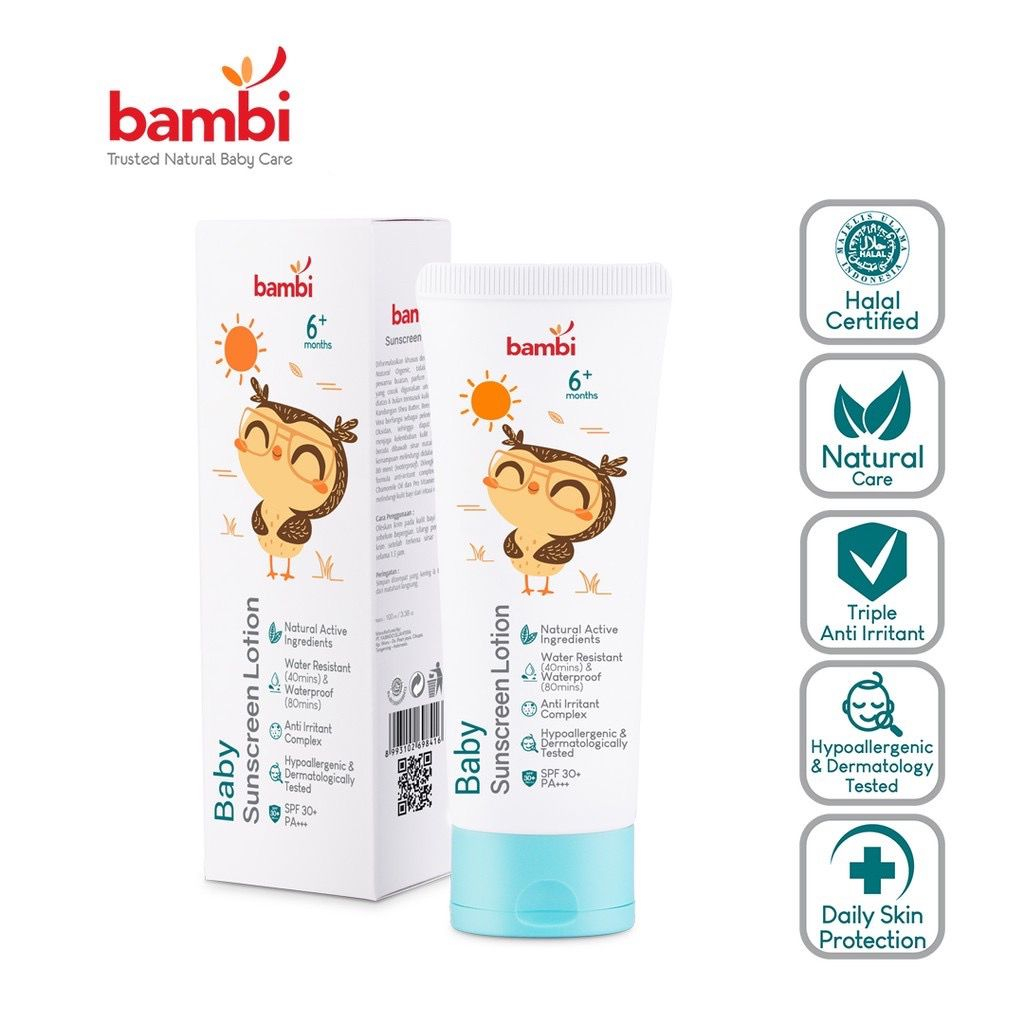 Bambi - Baby Sunscreen Lotion - Sunblock Bayi