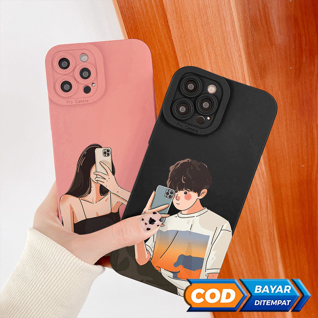 Benua Case - Softcase Pro Camera Couple  Realme C35 C11 2021 C25S C20 8i Narzo 50i C11 C21Y 9 Pro Na
