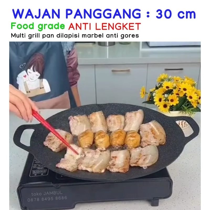 Wajan Panggang Korea Anti Lengket