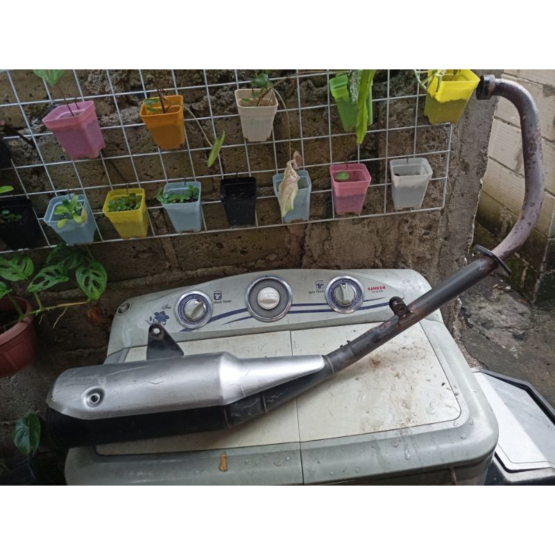 Knalpot cb 150 r cb150r old original ori copotan standar fullsystem fullset tinggal pasang ajah laya