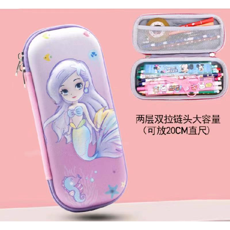 SS Tempat Pensil Anak Motif 3D Kotak Pensil Anak Motif Kartun Bahan EVA  Kotak Pensil Anak Tempat Alat Tulis 3D Karakter Timbul