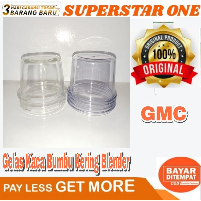 GMC Gelas Kaca Bumbu Kering Blender GMC