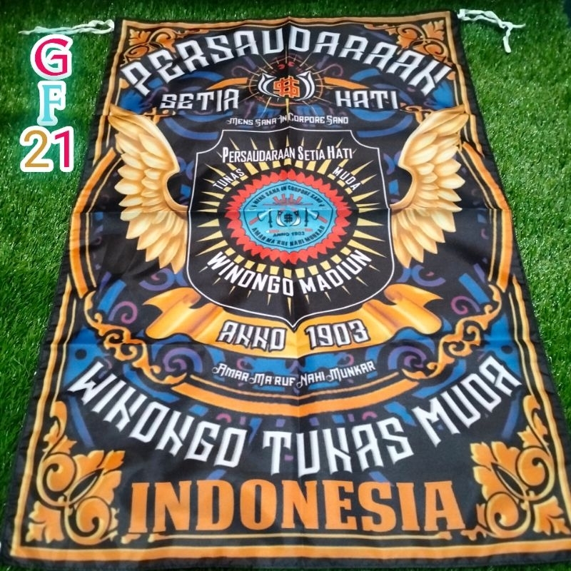 Bendera full printing PERSAUDARAAN SETIA HATI WINONGO TUNAS MUDA