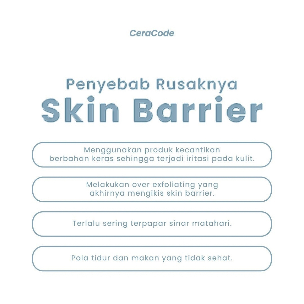 CERACODE Barrier Cleanser | Toner | Serum | Moisturizer | Sunscreen BPOM