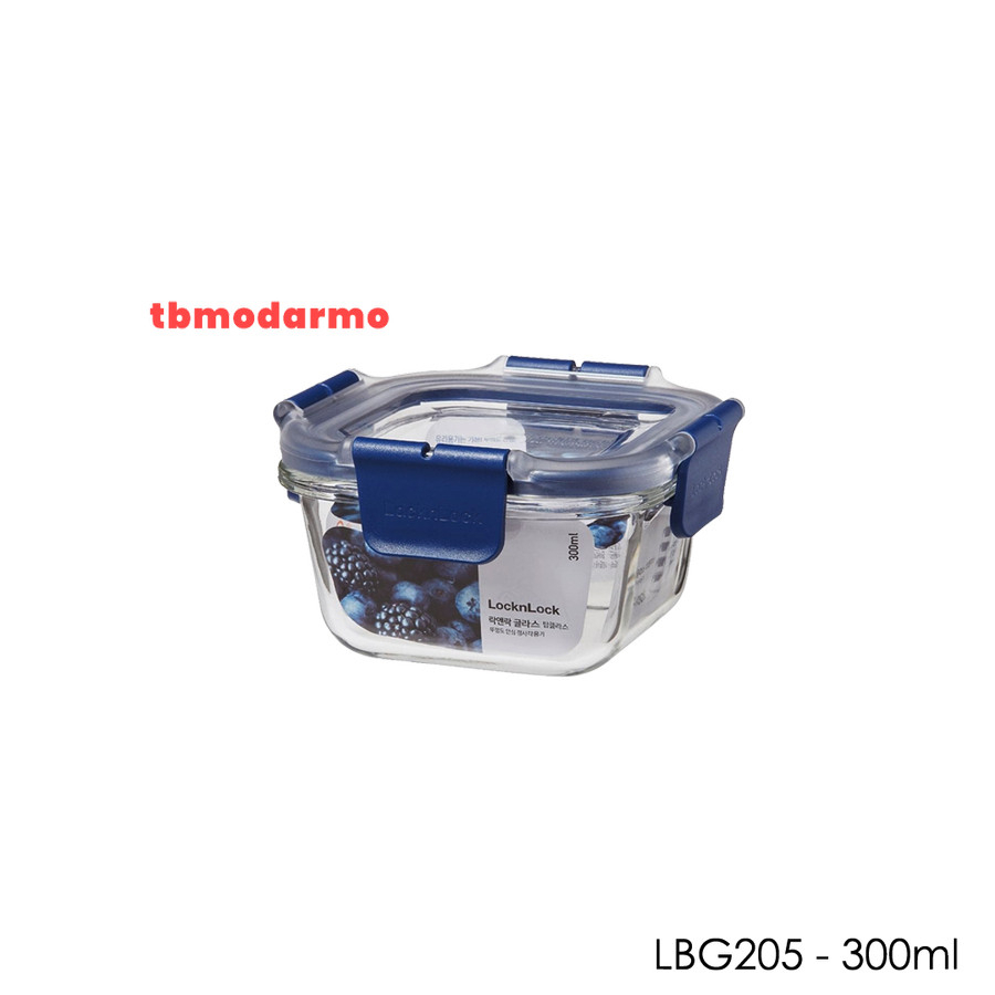 Tbmo LBG 205 Topclass Square 300ml Blue LOCK &amp; LOCK / Tempat Makan