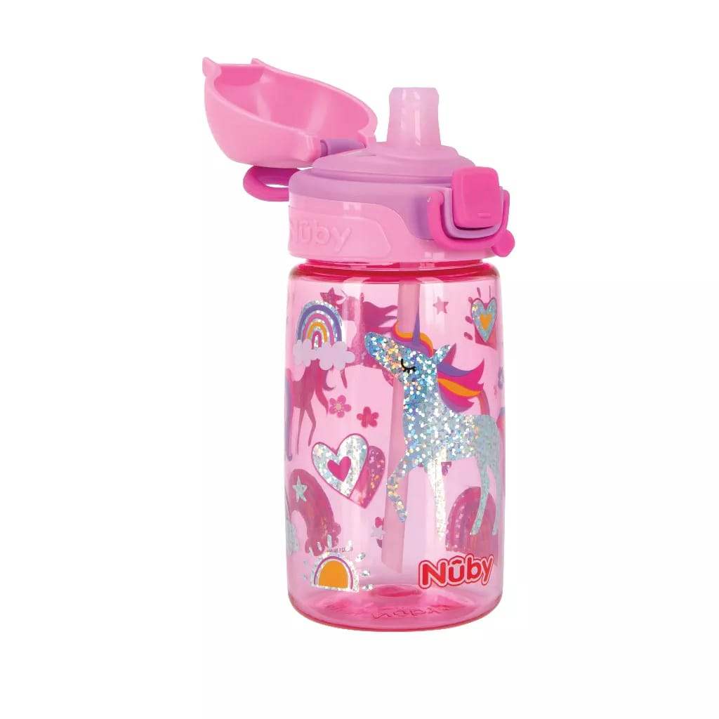 Nuby 13447 Thirsty Kids PP Flip-It Bolt Cup / Botol Minum Anak