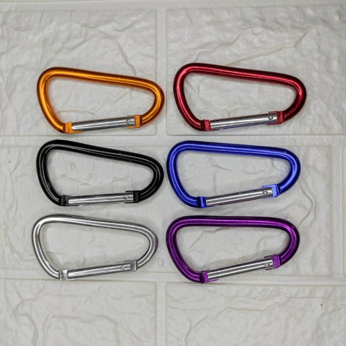 carabiner carbiner bahan aluminium alloy mantab