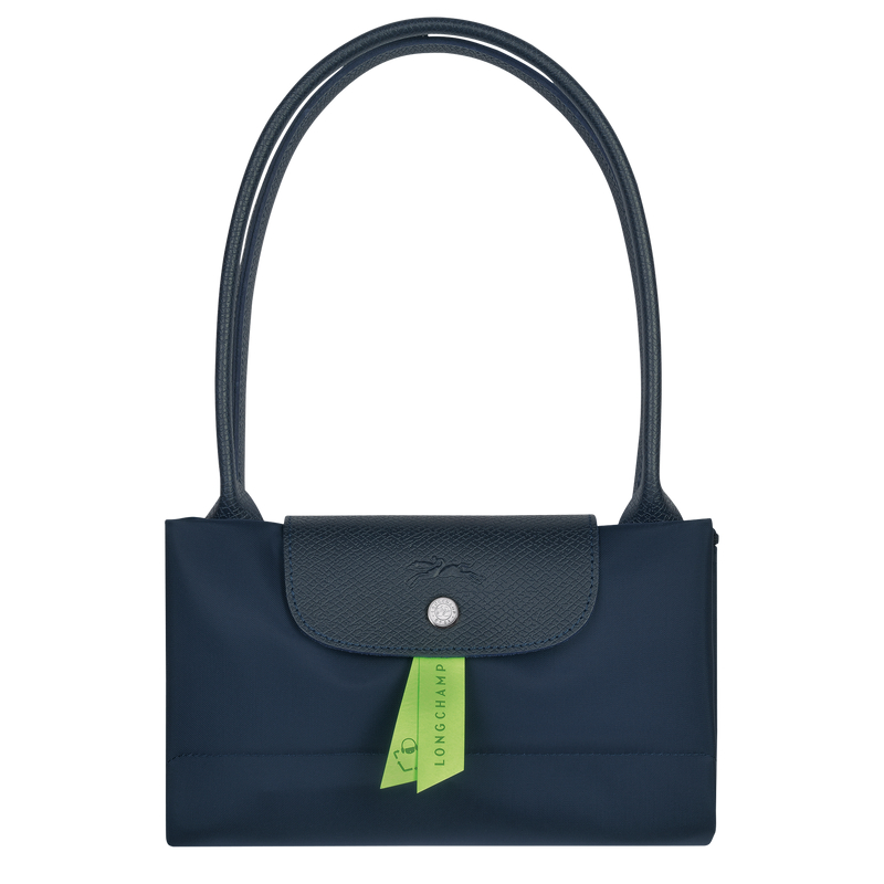 Lonchmp Le Pliage Green Large Long Handle Tote Bag Navy (31x30x19)