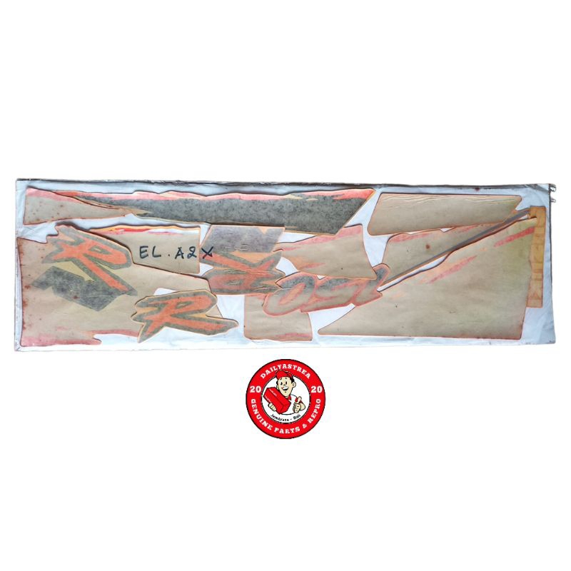 Lis List Sticker Stiker Striping Bodi Body Suzuki RGR 150 Jumbo 1997 1998 NOS