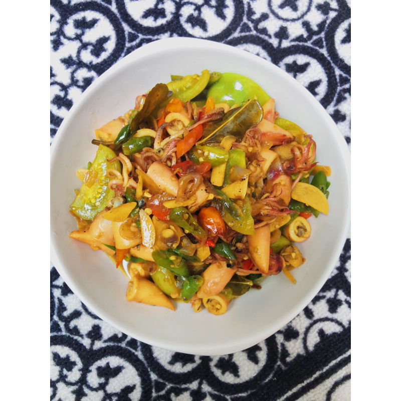 

Tumis cumi cabe hijau