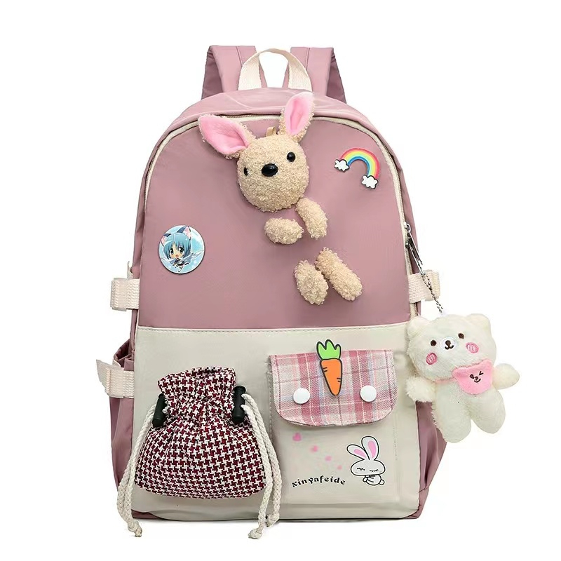 BJ82009 - BLACK/BLUE/GREEN/PINK/PURPLE - TAS RANSEL SEKOLAH BONEKA WANITA FASHION KOREA CHINA IMPORT MODIS ELEGAN TERMURAH TERLARIS TERBARU BAGSTORE JAKARTA TAS BATAM GT2009