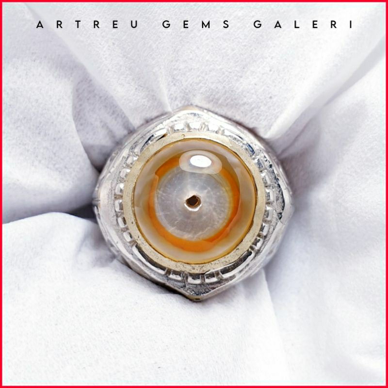 Batu Sumur Bandung Combong. | COD Bisa | Cincin Batu Akik Ring 5-10