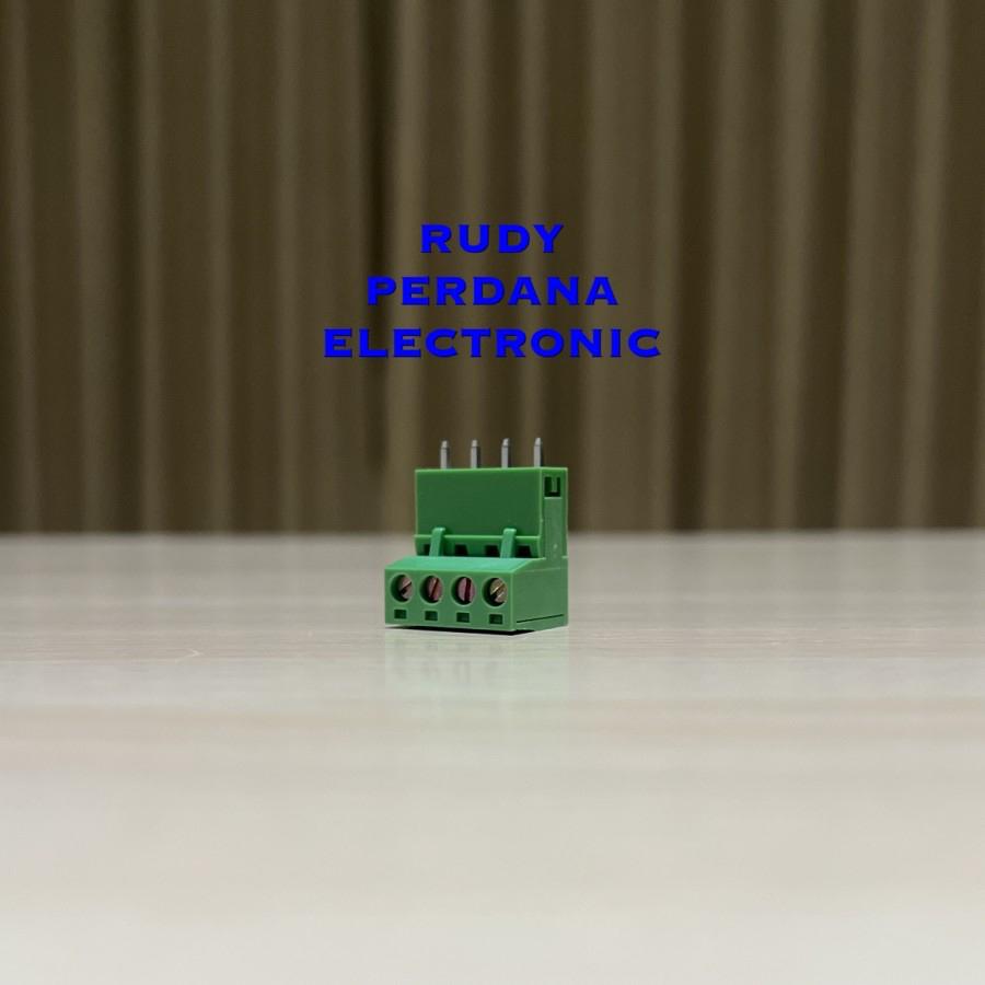 TERMINAL BLOCK SIKU L LURUS HIJAU KF2EDG 2EDG 5.08MM 4P 4 PIN KAKI