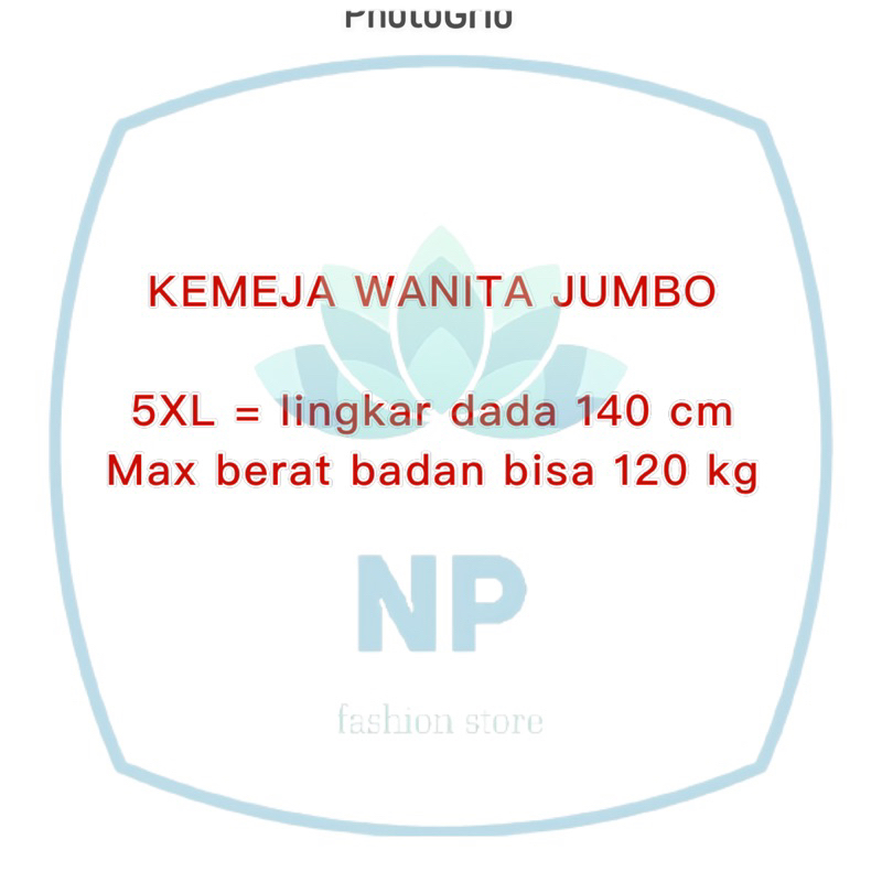 atasan kemeja jumbo ld 140cm/akj ld140cm/blouse oversize