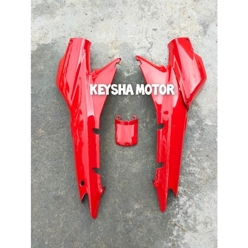 COVER BODY SUPRA SUPRA X LAMA SUPRA FIT MERAH SET BOK AKI