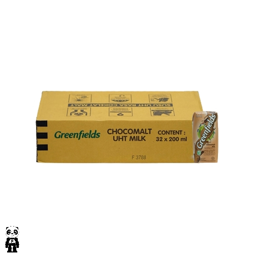 

Greenfields Susu UHT Coklat Karton isi 32 X 200ml Susu Greenfield Coklat Dus