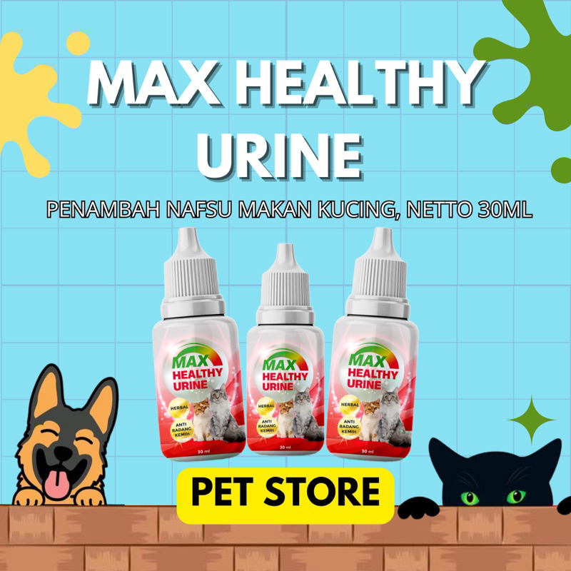 Obat Anti Radang Kemih Kucing HEALING URINE / MAX HEALTHY URINE  dan susah kencing