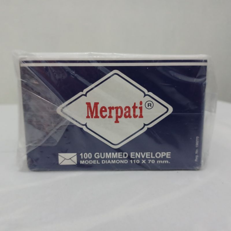 

amplop merpati 110 × 70mm