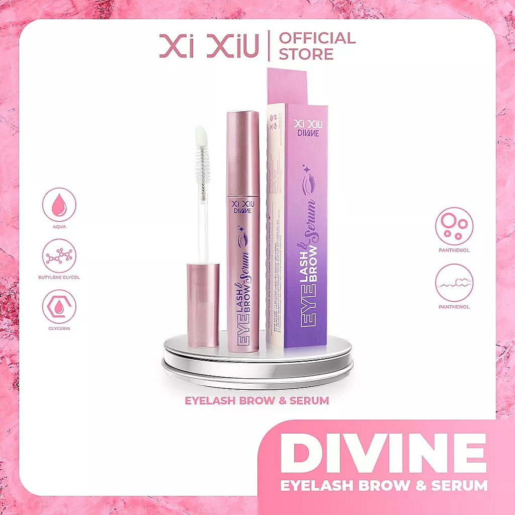 XI XIU DIVINE EYELASH &amp; EYEBROW SERUM - SERUM BULU MATA XIXIU - SERUM ALIS MURAH