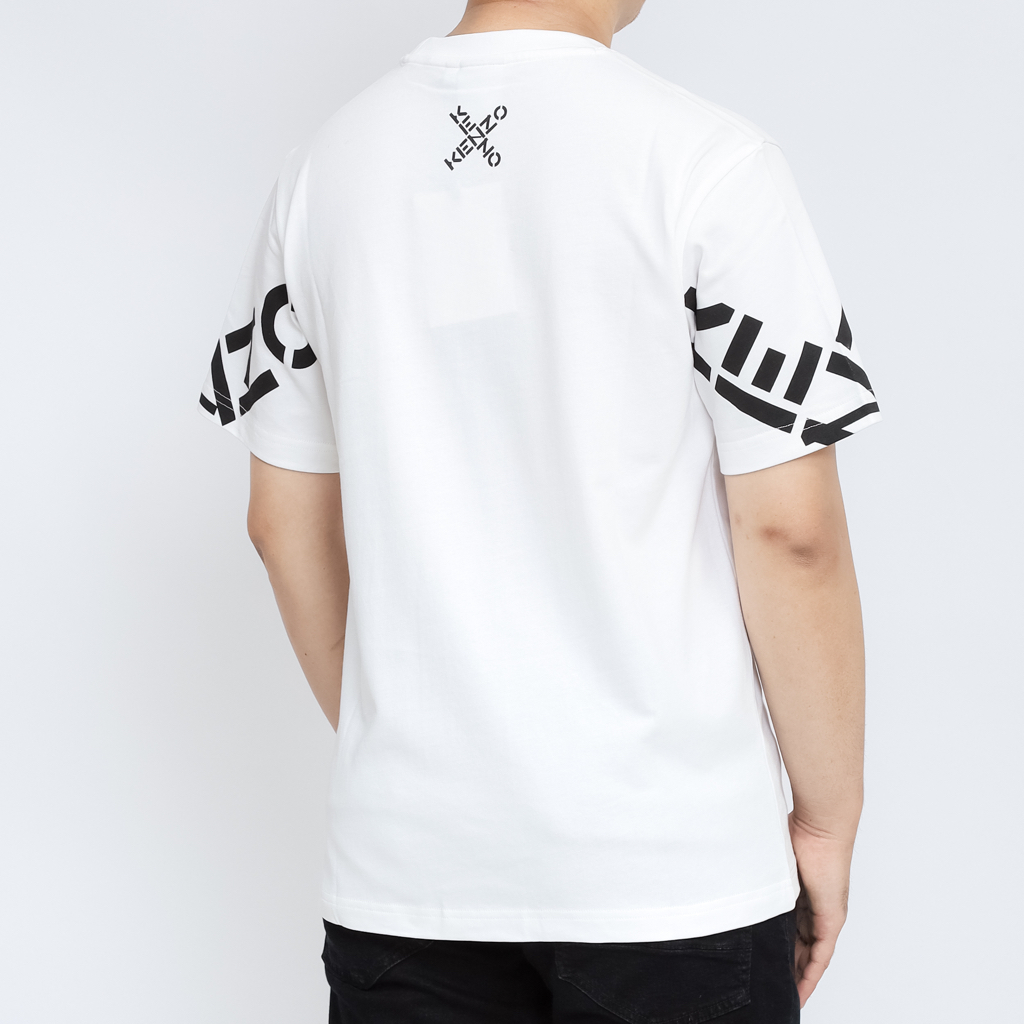 Ken. Logo Cross Hands White Tshirt