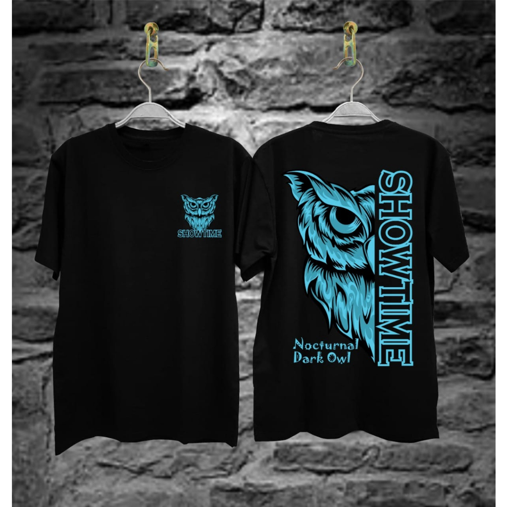 Kaos Tshirt Pria Terbaru Samurai Jepang Boneka On Fire Warna Hitam Distro Lengan Pendek Motif Sablon Bergambar Keren