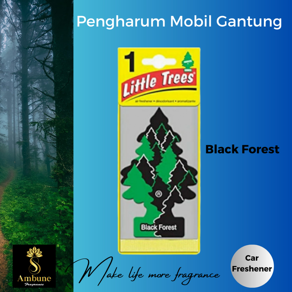 pengharum mobil gantung Black Forest Ambune