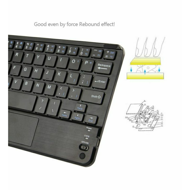 Windyoung Keyboard Wireless Bluetooth 8 Inch with Touchpad - WD20