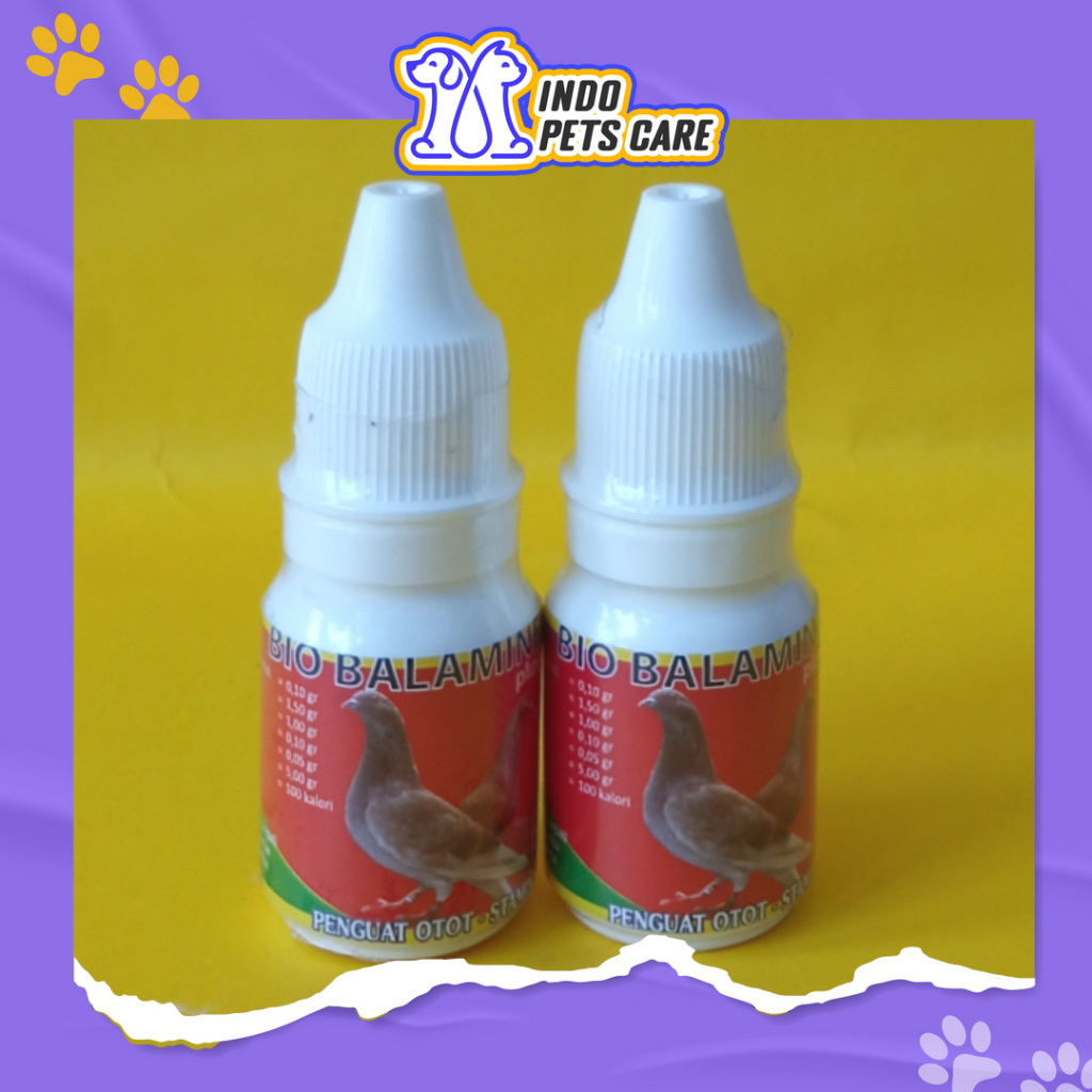 SUPLEMEN METABOLISME MERPATI - BIO BALAMINE DROP 10ML - SUPLEMEN PEMENAMBAH TENAGA STAMINA BURUNG DA