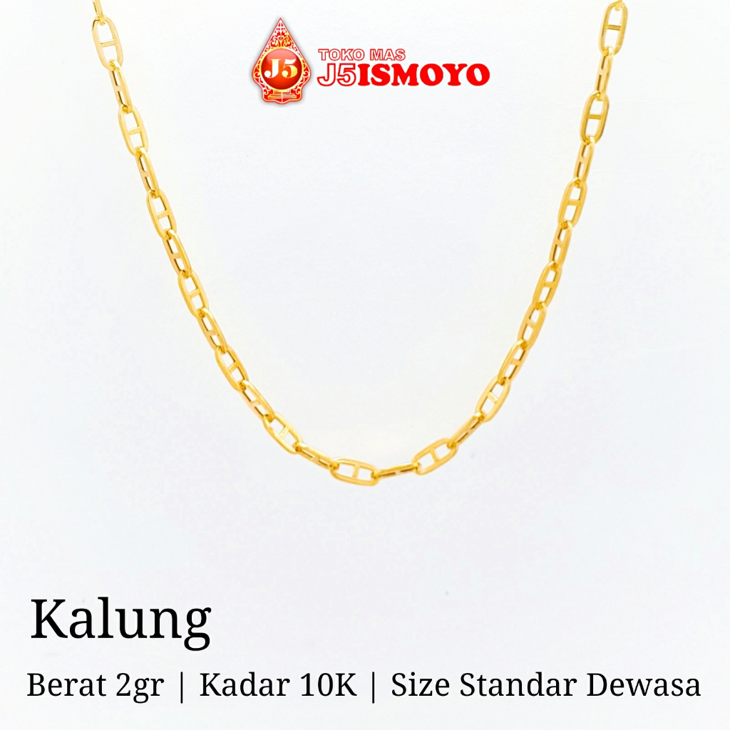 Kalung Emas Polos Valenci J5 Ismoyo