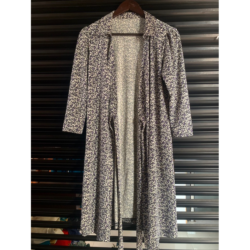 outer bunga ungu premium