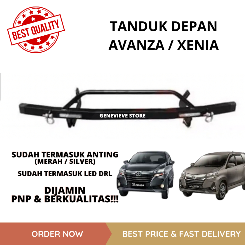 TANDUK DEPAN MINI AVANZA XENIA 2004 - 2021 / BESI PELINDUNG BUMPER DEPAN AVANZA XENIA