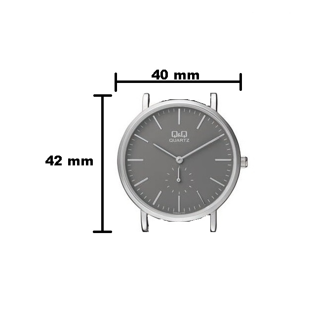 Jam Tangan Pria Casual Rantai Stainless Steel Analog Original Q&amp;Q QnQ QQ QA96 QA20 Series