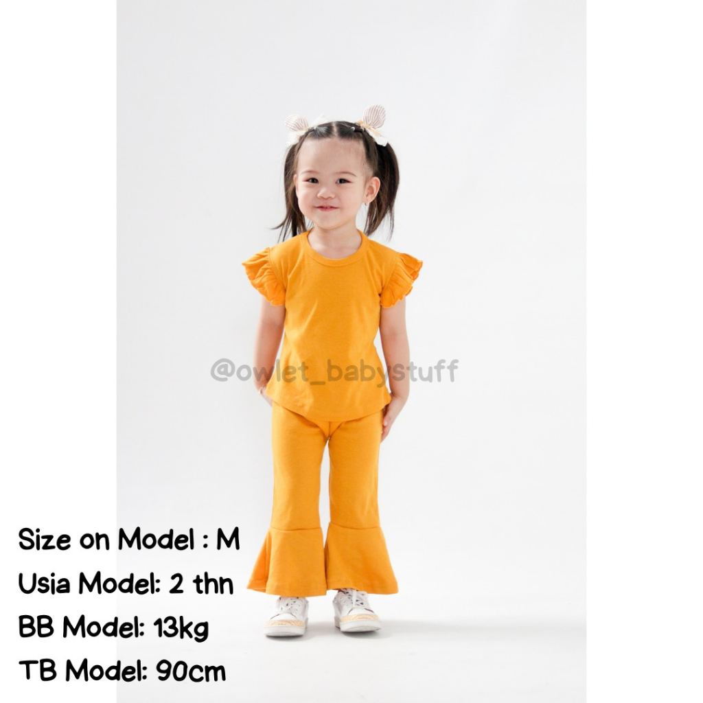 Owlet - setelan anak perempuan / one set anak perempuan / setelan cutbray