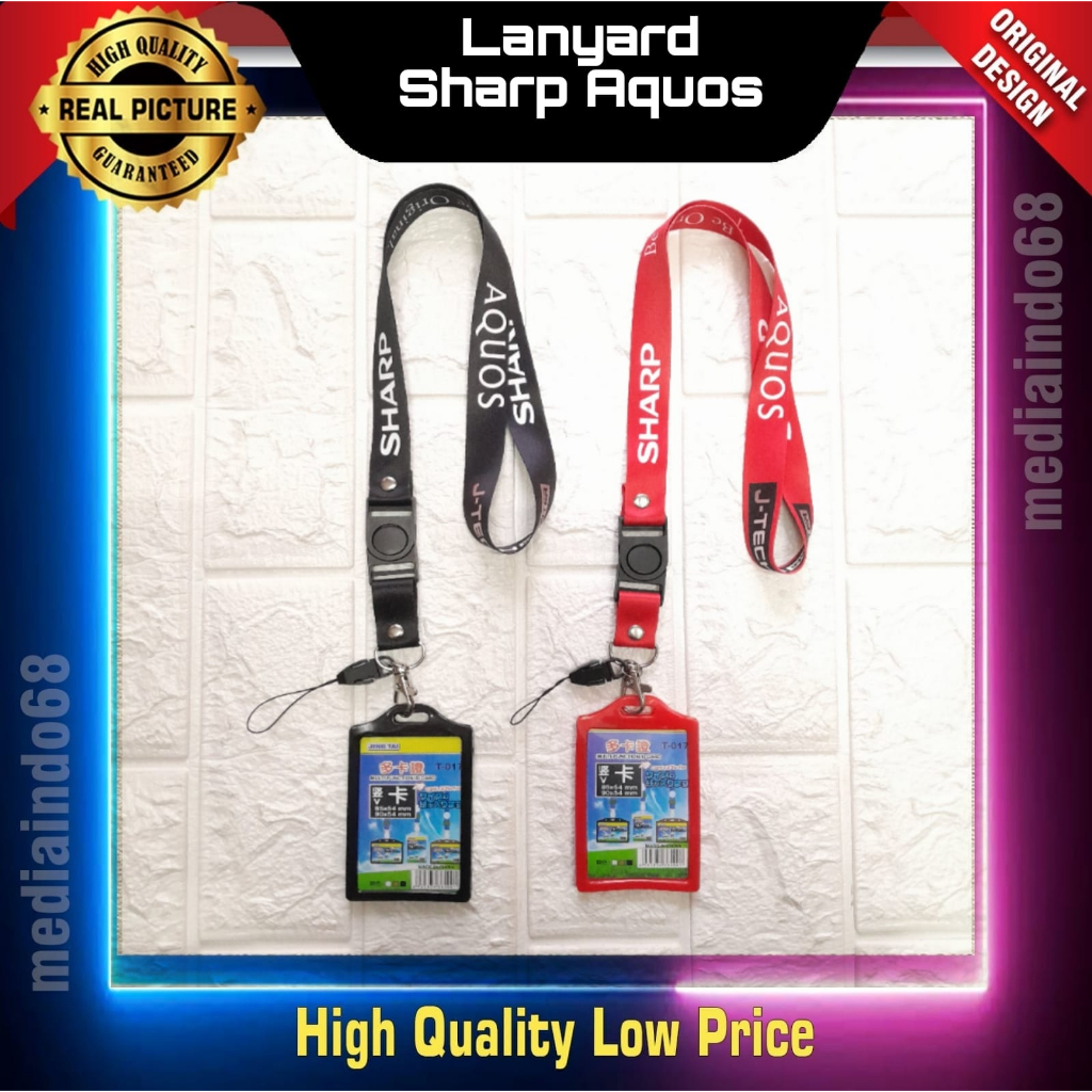 

SHARP AQUOS Lanyard ,Strap ID, HP/Flashdisk Printing Digital (Paket Lengkap)