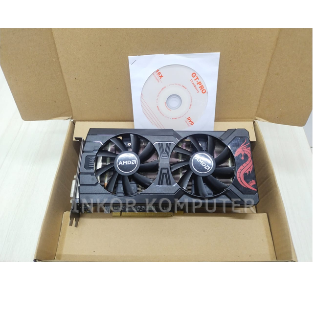 VGA CARD RX570 AMD DDR5 4GB 256 BIT PLUS THERMAL PASTA SUNTIK Z3