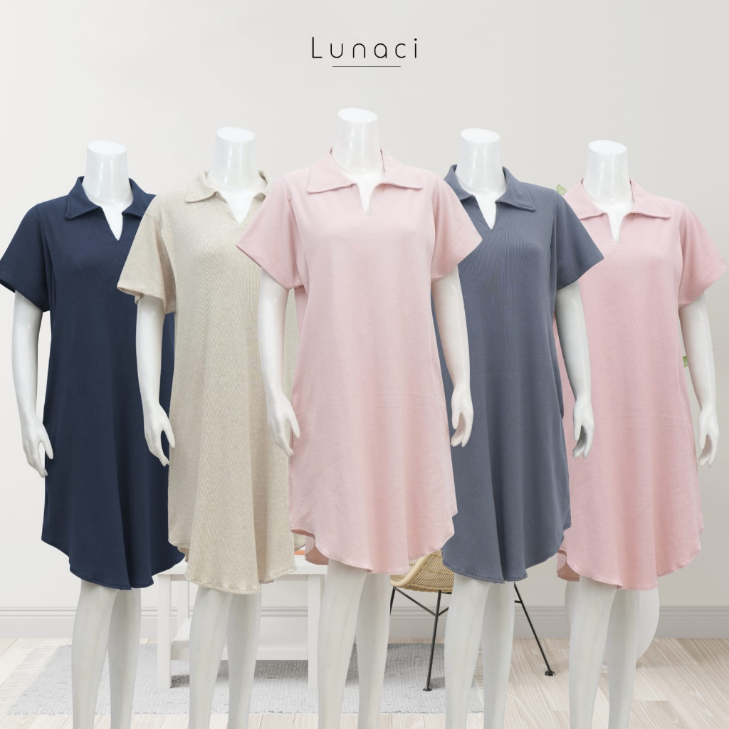 baju menyusui Lunaci yuna/kya breastfeeding daster menyusui bukaan samping/ baju hamil