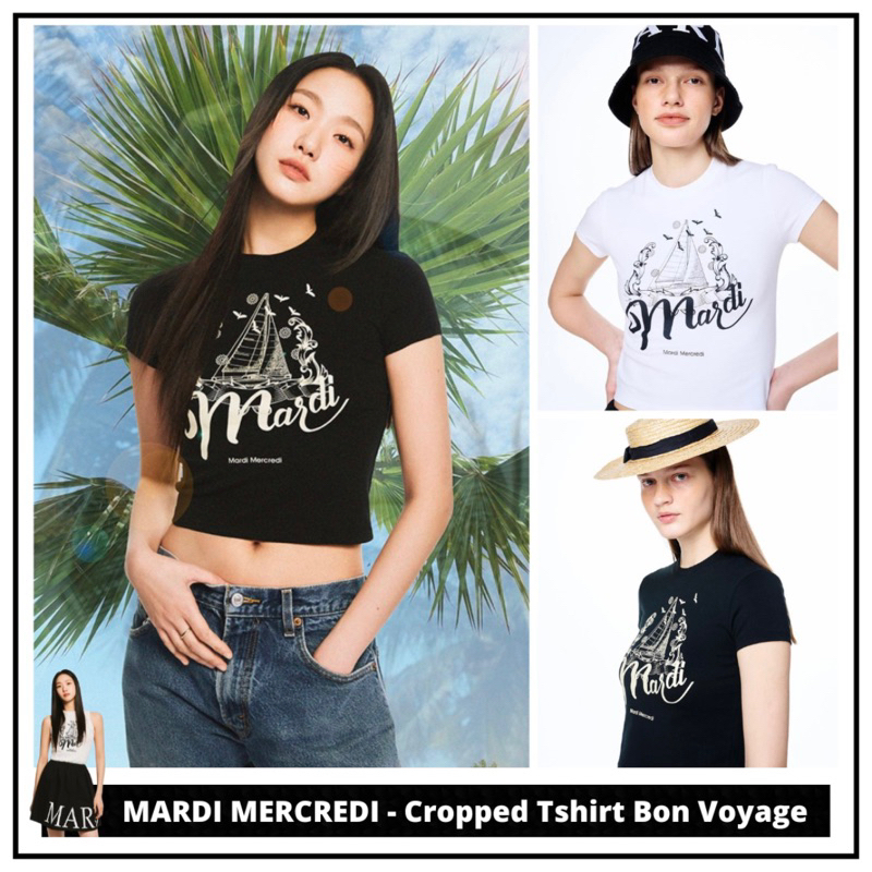 MARDI MERCREDI - Cropped Tshirt Bon Voyage