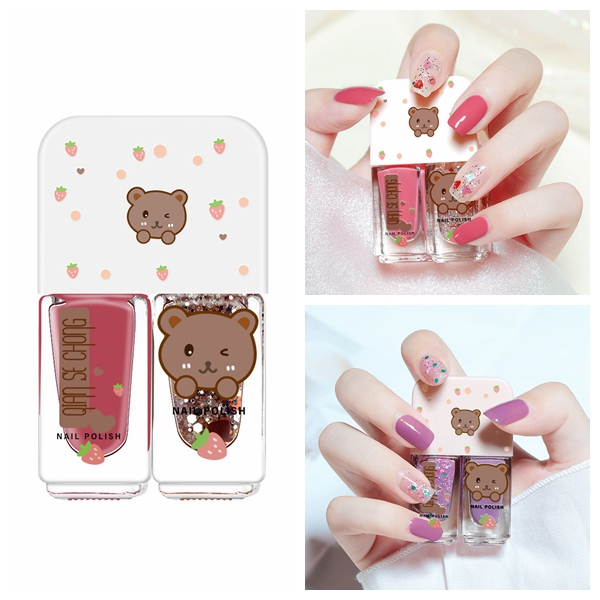 [UNI] 2IN1 QSC Kutek Peel Off Halal Muslimah Bisa Dikupas Kuteks Harian Bisa Untuk Sholat