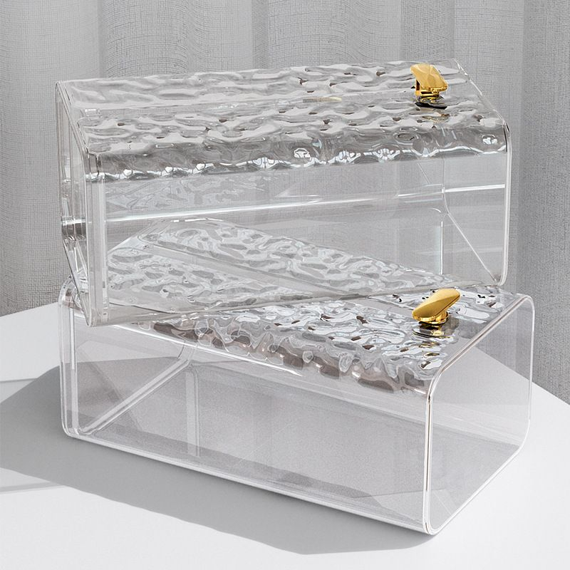 (BOW) Kotak Tissue Kamar mandi Dengan Desain Glacial Veins / Tissue Box Tempel Dinding