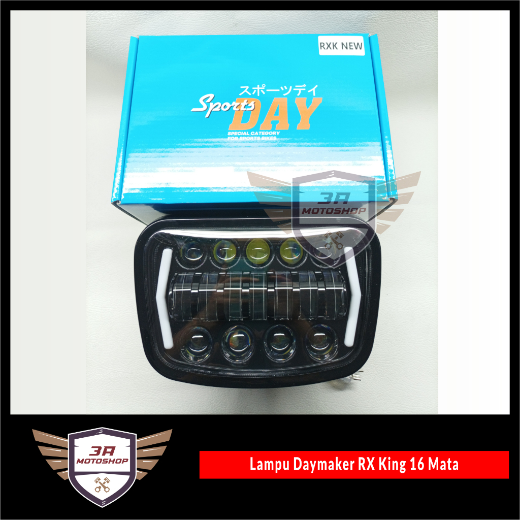 Daymaker 16 LED RX King New Model Oval set Batok