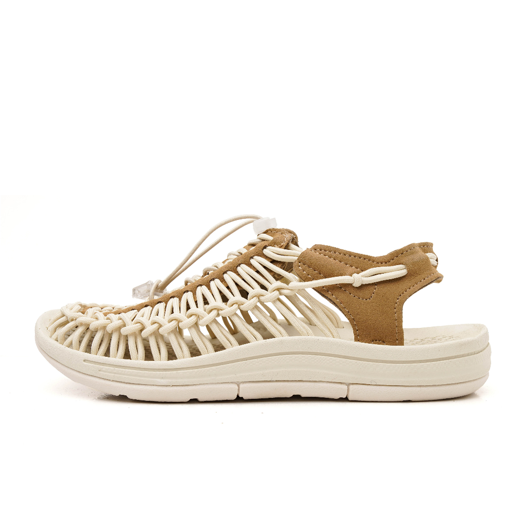 Sandal Pria Portee Loom Sandal White Khaki