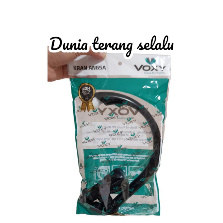 Kran Angsa model MAHKOTA PVC VOXY 1/2 verloop 3/4 - Kran Tembok Plastik Angsa model - Kran Air Leher Angsa  - Keran Bak Cuci Dapur - Kran Cuci Piring VOXY