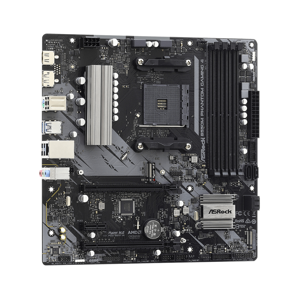 ASROCK  B550M PHANTOM GAMING 4 | MOTHERBOARD AMD AM4 DDR4 Micro-ATX