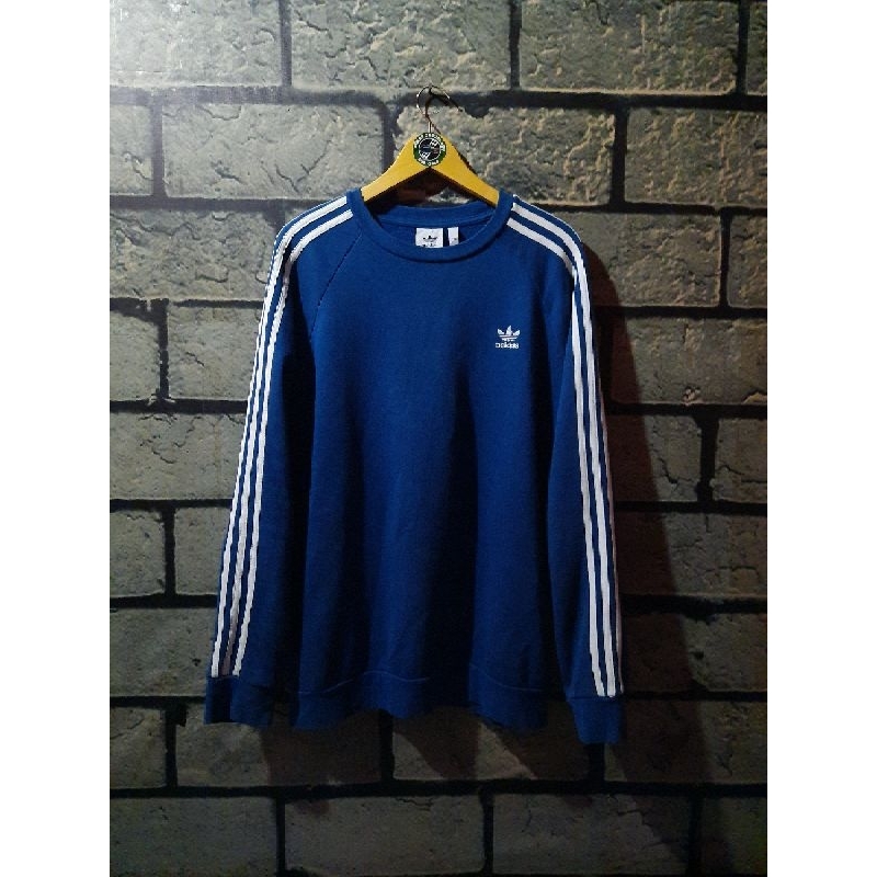 crewneck adidas trefoil 3stripe